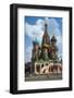 St. Basil's Cathedral on Red Square, UNESCO World Heritage Site, Moscow, Russia, Europe-Michael Runkel-Framed Photographic Print