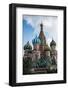 St. Basil«S Cathedral on Red Square, UNESCO World Heritage Site, Moscow, Russia, Europe-Michael-Framed Photographic Print