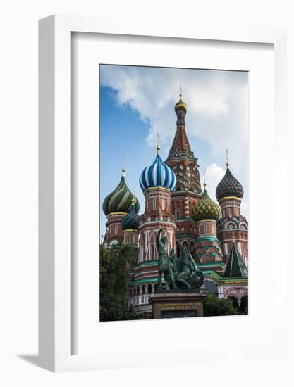 St. Basil«S Cathedral on Red Square, UNESCO World Heritage Site, Moscow, Russia, Europe-Michael-Framed Photographic Print