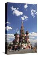 St. Basil's Cathedral on the Red Square, Moscow, Russia-null-Stretched Canvas