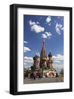 St. Basil's Cathedral on the Red Square, Moscow, Russia-null-Framed Art Print