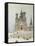 St. Basil's Cathedral, Red Square, Moscow, c.1917-Nikolay Nikanorovich Dubovskoy-Framed Stretched Canvas