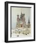 St. Basil's Cathedral, Red Square, Moscow, c.1917-Nikolay Nikanorovich Dubovskoy-Framed Premium Giclee Print