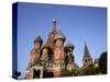 St. Basil's Cathedral, Red Square, Moscow, Russia-Bill Bachmann-Stretched Canvas