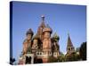 St. Basil's Cathedral, Red Square, Moscow, Russia-Bill Bachmann-Stretched Canvas