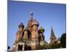 St. Basil's Cathedral, Red Square, Moscow, Russia-Bill Bachmann-Mounted Photographic Print