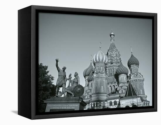 St. Basil's Cathedral, Red Square, Moscow, Russia-Jon Arnold-Framed Stretched Canvas