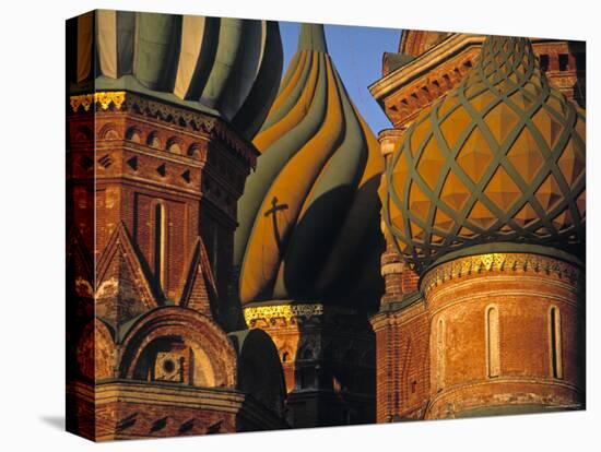 St. Basil's Cathedral, Red Square, Moscow, Russia-Jon Arnold-Stretched Canvas