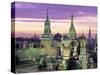 St. Basil's Cathedral, Red Square, Moscow, Russia-Jon Arnold-Stretched Canvas
