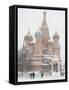 St. Basil's Cathedral, Red Square, Moscow, Russia-Ivan Vdovin-Framed Stretched Canvas