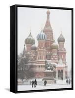 St. Basil's Cathedral, Red Square, Moscow, Russia-Ivan Vdovin-Framed Stretched Canvas