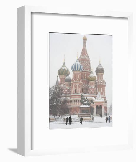 St. Basil's Cathedral, Red Square, Moscow, Russia-Ivan Vdovin-Framed Photographic Print