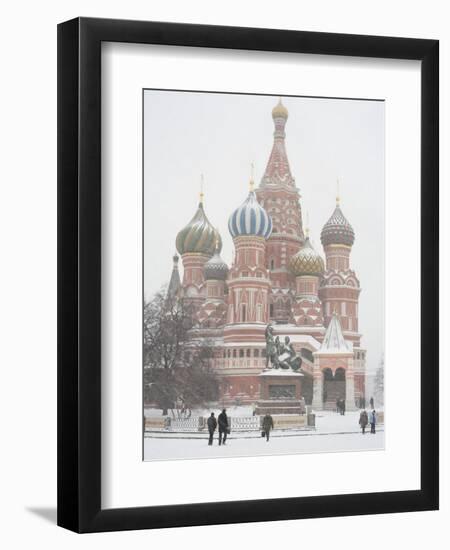 St. Basil's Cathedral, Red Square, Moscow, Russia-Ivan Vdovin-Framed Photographic Print