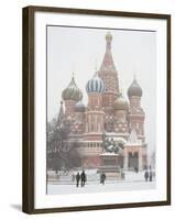 St. Basil's Cathedral, Red Square, Moscow, Russia-Ivan Vdovin-Framed Photographic Print