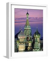 St. Basil's Cathedral, Red Square, Moscow, Russia-Peter Adams-Framed Photographic Print