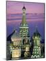 St. Basil's Cathedral, Red Square, Moscow, Russia-Peter Adams-Mounted Photographic Print