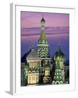 St. Basil's Cathedral, Red Square, Moscow, Russia-Peter Adams-Framed Photographic Print