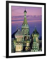 St. Basil's Cathedral, Red Square, Moscow, Russia-Peter Adams-Framed Photographic Print