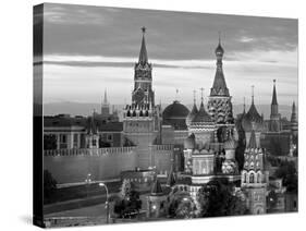 St. Basil's Cathedral, Red Square, Moscow, Russia-Jon Arnold-Stretched Canvas