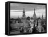 St. Basil's Cathedral, Red Square, Moscow, Russia-Jon Arnold-Framed Stretched Canvas