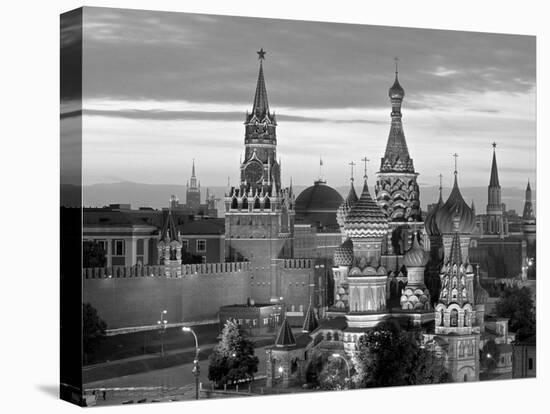 St. Basil's Cathedral, Red Square, Moscow, Russia-Jon Arnold-Stretched Canvas