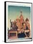 St. Basil's Cathedral, Red Square, Moscow, Russia-Jon Arnold-Framed Stretched Canvas