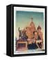 St. Basil's Cathedral, Red Square, Moscow, Russia-Jon Arnold-Framed Stretched Canvas