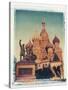 St. Basil's Cathedral, Red Square, Moscow, Russia-Jon Arnold-Stretched Canvas