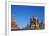 St. Basil's Cathedral, Red Square, UNESCO World Heritage Site, Moscow, Russia, Europe-Bruno Morandi-Framed Photographic Print