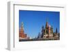 St. Basil's Cathedral, Red Square, UNESCO World Heritage Site, Moscow, Russia, Europe-Bruno Morandi-Framed Photographic Print