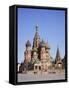 St. Basil's Cathedral, Red Square, Unesco World Heritage Site, Moscow, Russia-Philip Craven-Framed Stretched Canvas