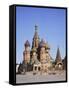 St. Basil's Cathedral, Red Square, Unesco World Heritage Site, Moscow, Russia-Philip Craven-Framed Stretched Canvas