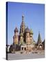 St. Basil's Cathedral, Red Square, Unesco World Heritage Site, Moscow, Russia-Philip Craven-Stretched Canvas