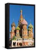 St. Basil's Cathedral, UNESCO World Heritage Site, Moscow, Russia, Europe-Miles Ertman-Framed Stretched Canvas