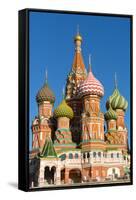 St. Basil's Cathedral, UNESCO World Heritage Site, Moscow, Russia, Europe-Miles Ertman-Framed Stretched Canvas