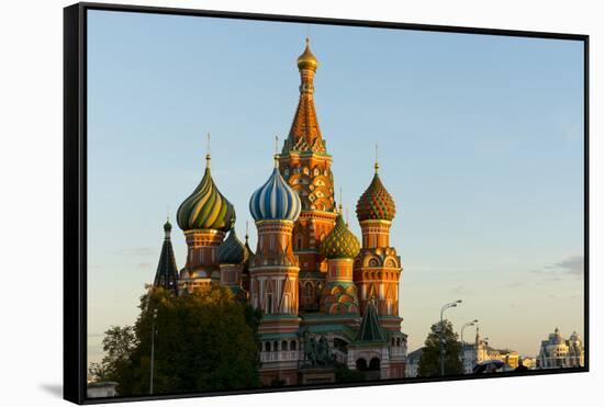 St. Basil's Cathedral, UNESCO World Heritage Site, Moscow, Russia, Europe-Miles Ertman-Framed Stretched Canvas