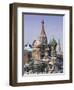 St. Basil's Christian Cathedral in Winter Snow, Moscow, Russia-Gavin Hellier-Framed Photographic Print