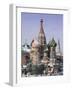 St. Basil's Christian Cathedral in Winter Snow, Moscow, Russia-Gavin Hellier-Framed Photographic Print