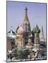 St. Basil's Christian Cathedral in Winter Snow, Moscow, Russia-Gavin Hellier-Mounted Photographic Print