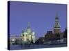 St. Basil'S, Red Square, Moscow, Russia-Jon Arnold-Stretched Canvas