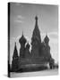 St. Basil's Russian Orthodox Cathedral in Red Square-Margaret Bourke-White-Stretched Canvas