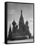 St. Basil's Russian Orthodox Cathedral in Red Square-Margaret Bourke-White-Framed Stretched Canvas