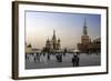 St. Basils Cathedral and the Kremlin in Red Square, Moscow, Russia-Gavin Hellier-Framed Photographic Print