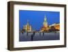 St. Basils Cathedral and the Kremlin in Red Square, Moscow, Russia-Gavin Hellier-Framed Photographic Print