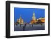 St. Basils Cathedral and the Kremlin in Red Square, Moscow, Russia-Gavin Hellier-Framed Photographic Print