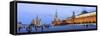 St Basils Cathedral and the Kremlin in Red Square, Moscow, Russia-Gavin Hellier-Framed Stretched Canvas