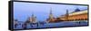 St Basils Cathedral and the Kremlin in Red Square, Moscow, Russia-Gavin Hellier-Framed Stretched Canvas