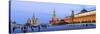 St Basils Cathedral and the Kremlin in Red Square, Moscow, Russia-Gavin Hellier-Stretched Canvas