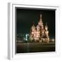 St Basils Cathedral at Night-CM Dixon-Framed Photographic Print