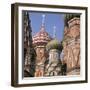 St Basils Cathedral Domes, 16th Century-CM Dixon-Framed Photographic Print